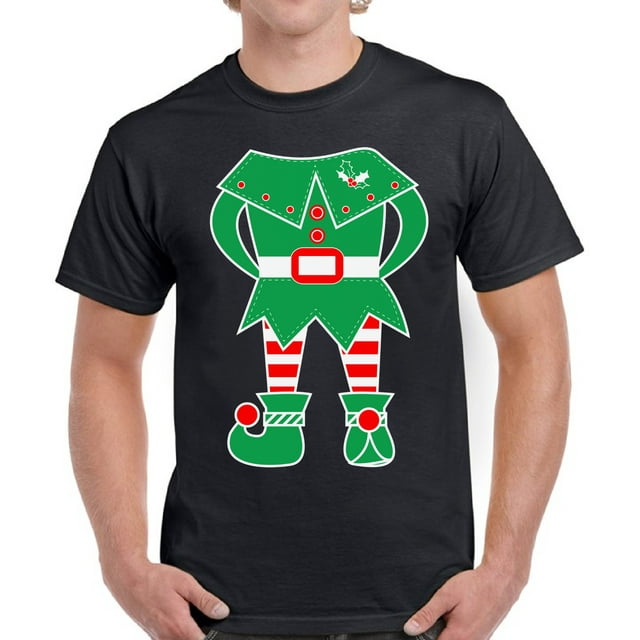 Elf Costume Christmas T Shirt for Men Merry Xmas S M L XL 2XL 3XL 4XL ...
