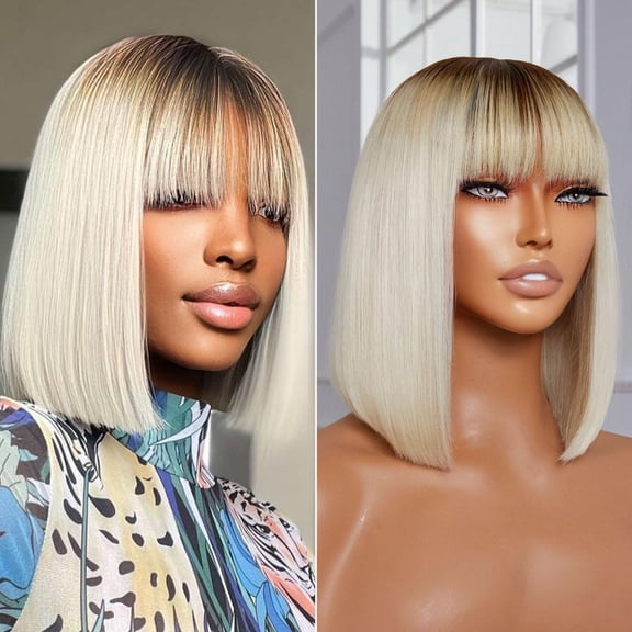 Elf Cut Wig Short Hair Wig with Bangs Mixed Color Highlights Fluffy Synthetic Wig Replacement Wig for Women Halloween Costume Wig