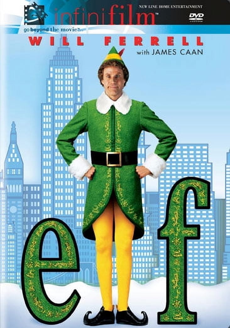 WARNER BROS. Elf [DVD], Feature,Comedy,Comedy, Holiday, Children, Comedy, Fantasy ,Comedy,Family,Comedy,Family,