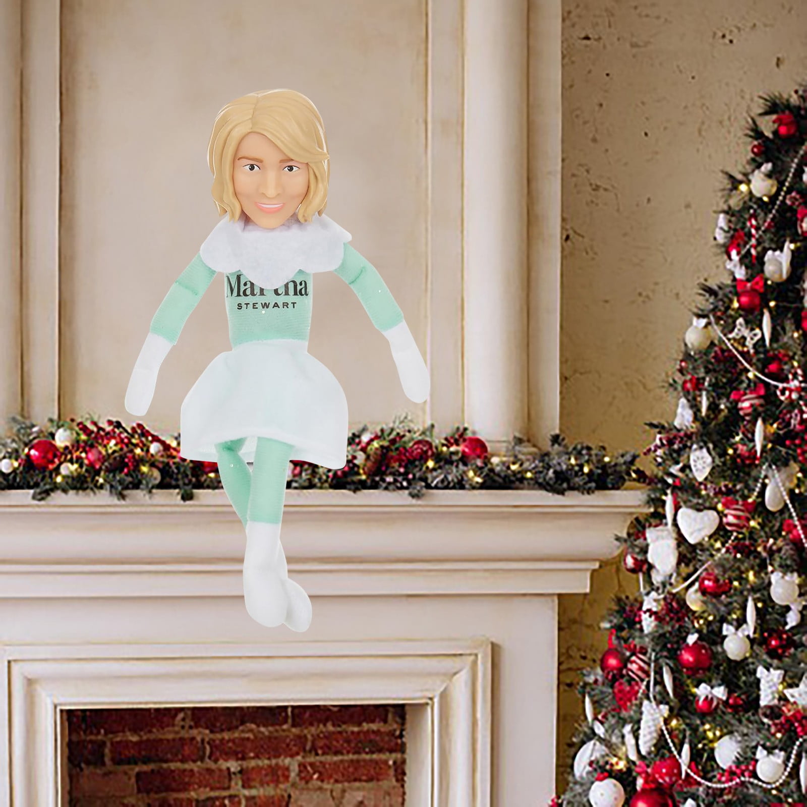 Elf Doll,Martha Stewart Martha on A Mantle 2025 Christmas Elf Doll, 12