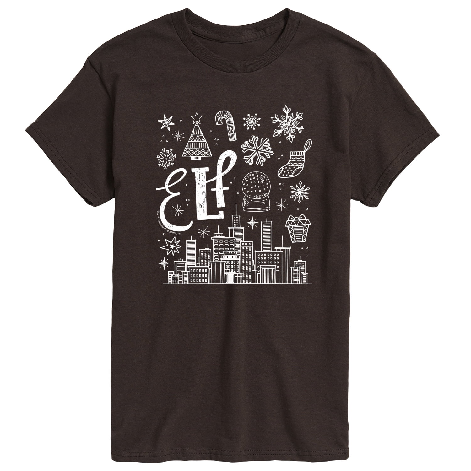 Elf - Doodle Logo - Men's Short Sleeve Graphic T-Shirt