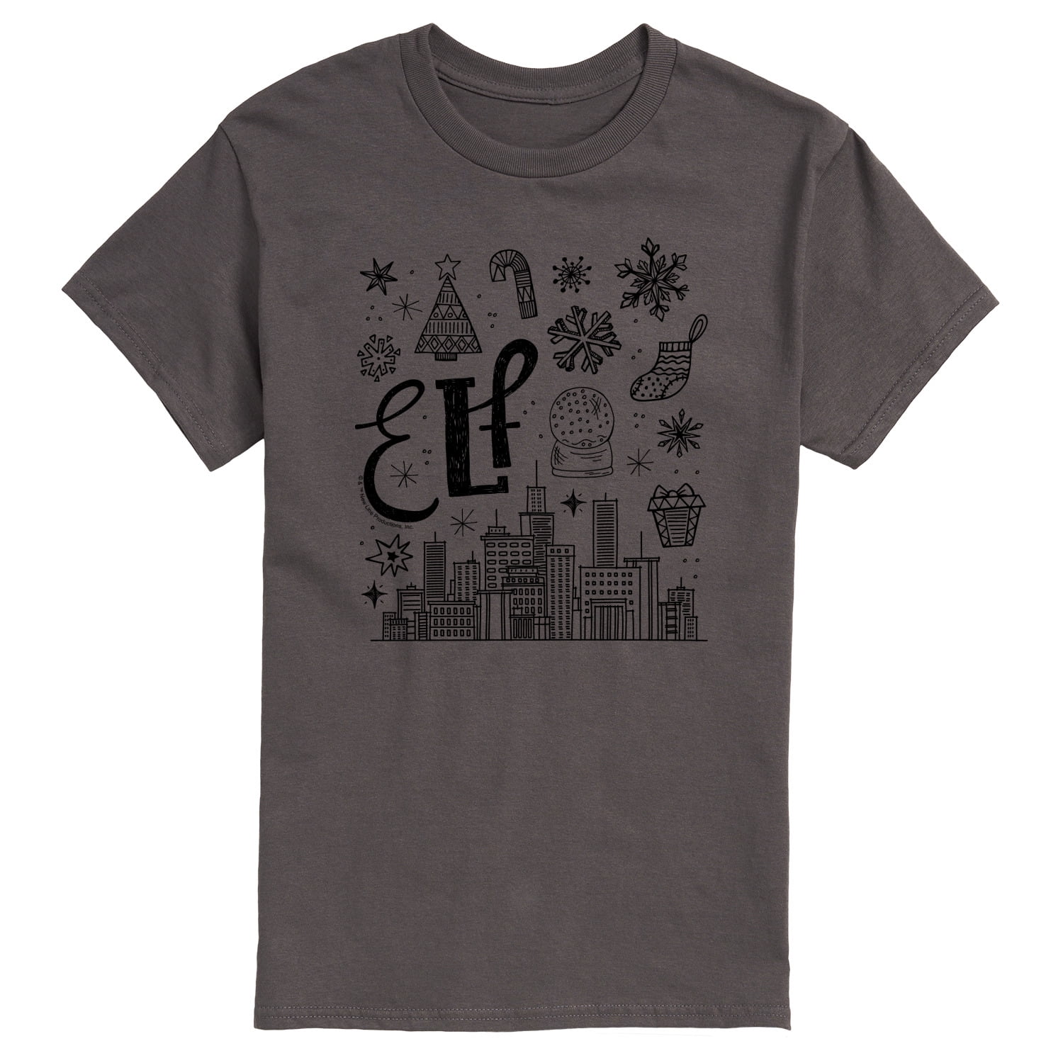 Elf - Doodle Logo - Men's Short Sleeve Graphic T-Shirt