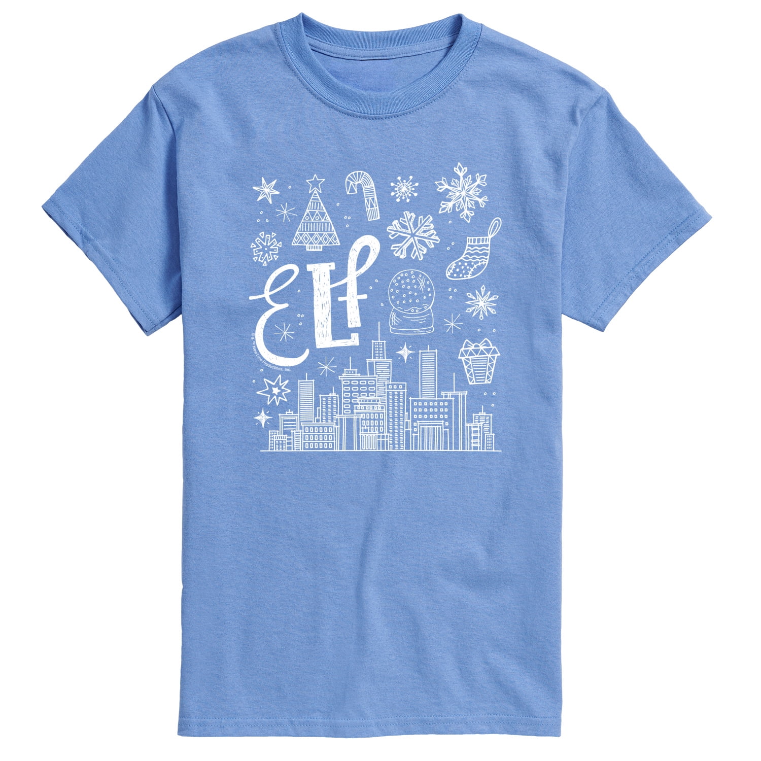Elf - Doodle Logo - Men's Short Sleeve Graphic T-Shirt