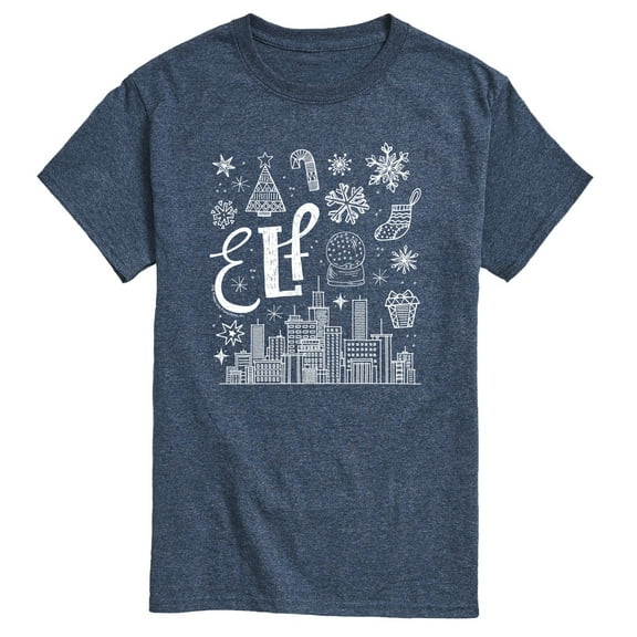 Elf - Doodle Logo - Men's Short Sleeve Graphic T-Shirt