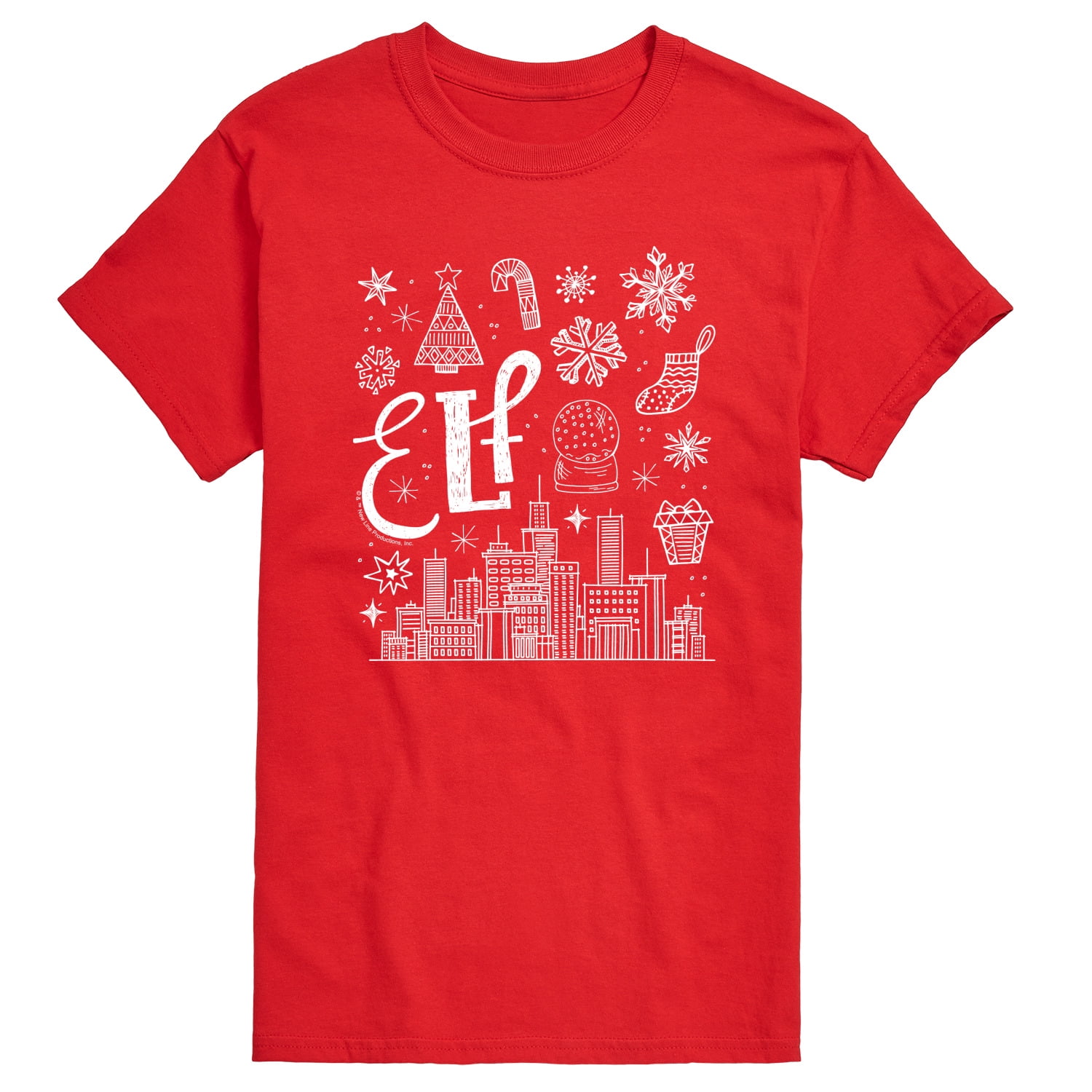 Elf - Doodle Logo - Men's Short Sleeve Graphic T-Shirt
