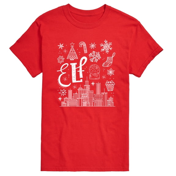 Elf - Doodle Logo Men's Short Sleeve Graphic T-Shirt