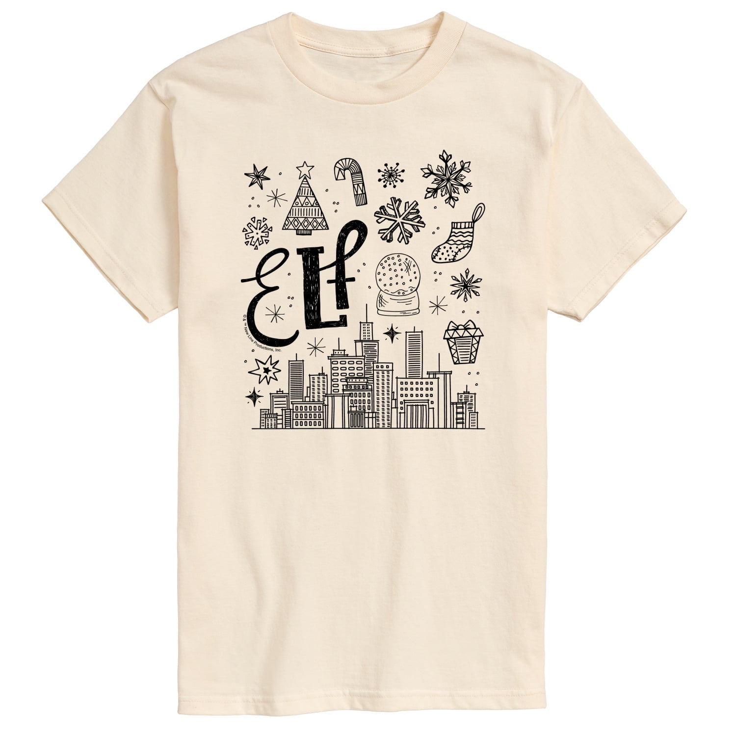 Elf - Doodle Logo - Men's Short Sleeve Graphic T-Shirt