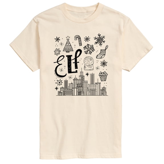 Elf - Doodle Logo - Men's Short Sleeve Graphic T-Shirt