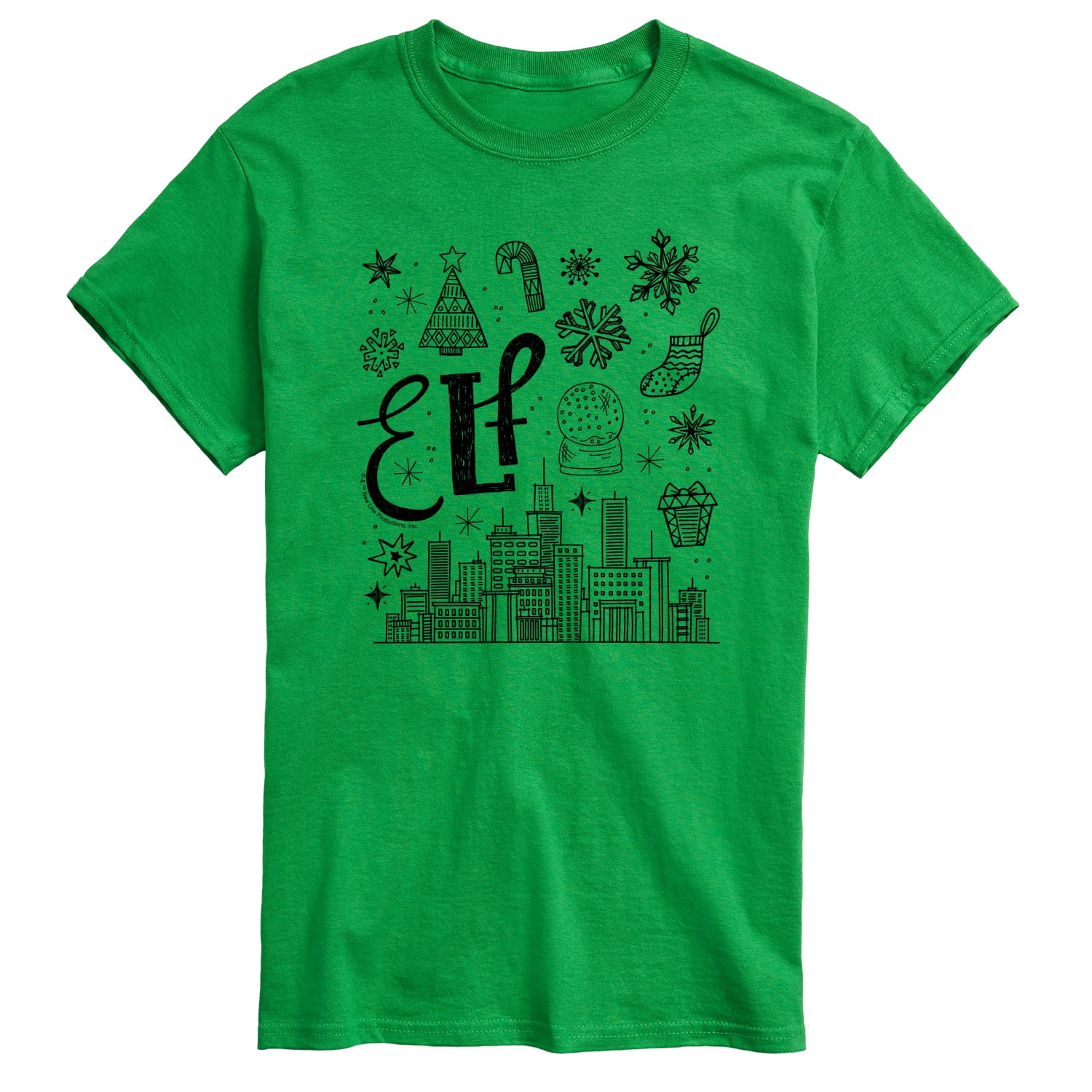 Elf - Doodle Logo - Men's Short Sleeve Graphic T-Shirt