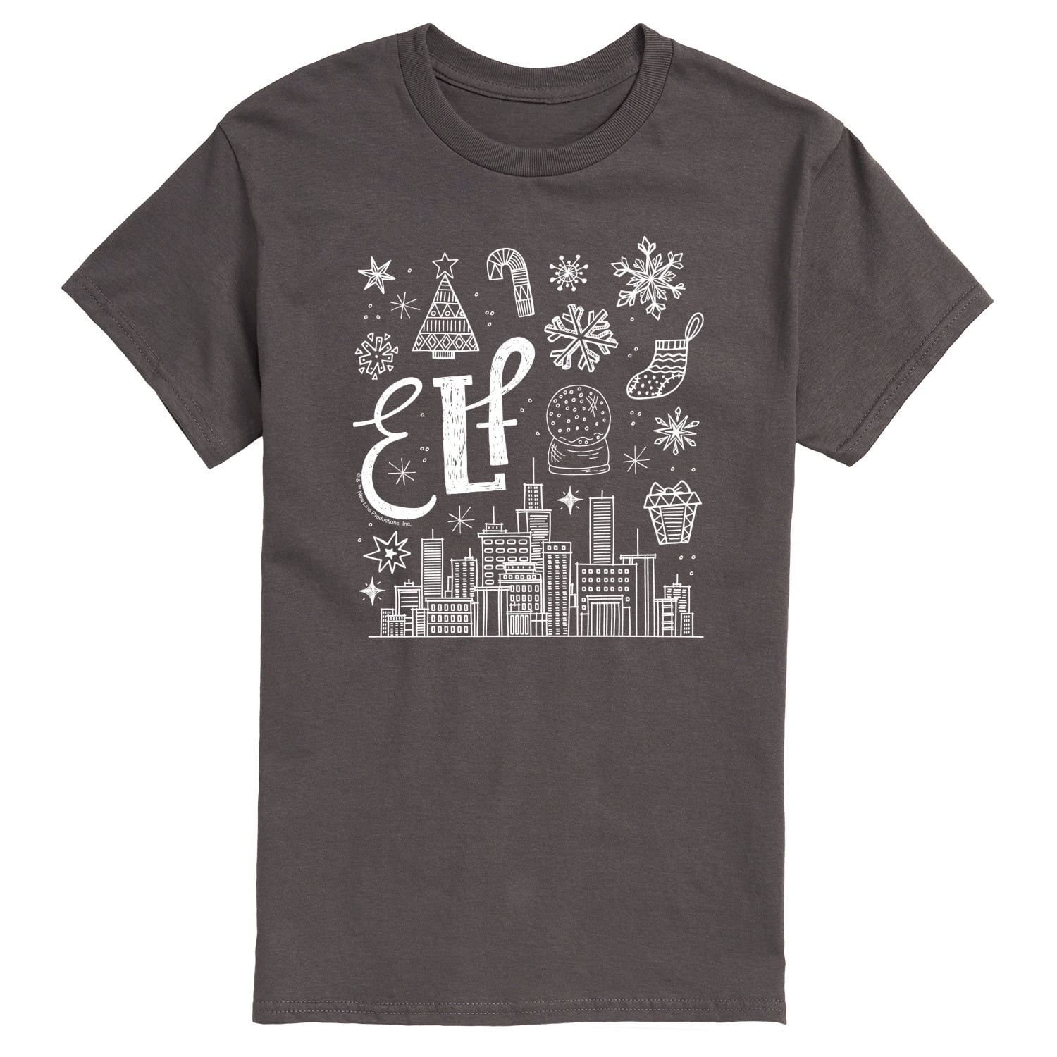 Elf - Doodle Logo - Men's Short Sleeve Graphic T-Shirt
