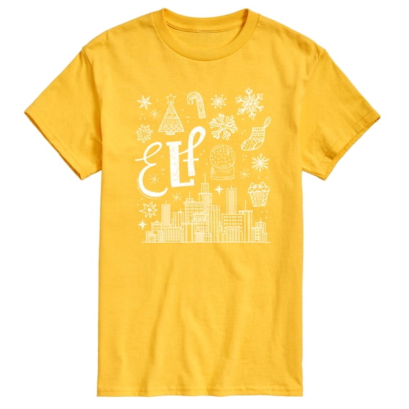 Elf - Doodle Logo - Men's Short Sleeve Graphic T-Shirt