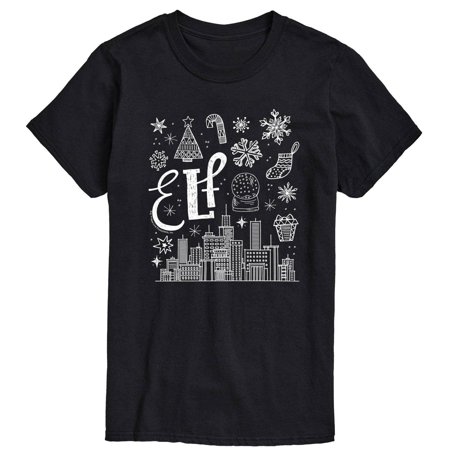 Elf - Doodle Logo - Men's Short Sleeve Graphic T-Shirt