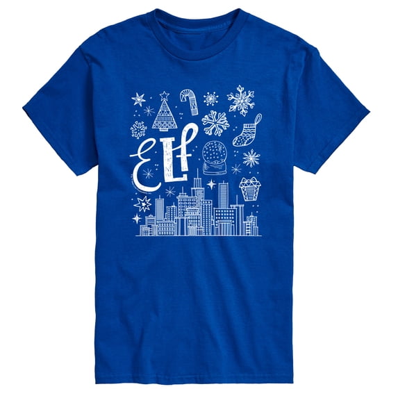 Elf - Doodle Logo - Men's Short Sleeve Graphic T-Shirt