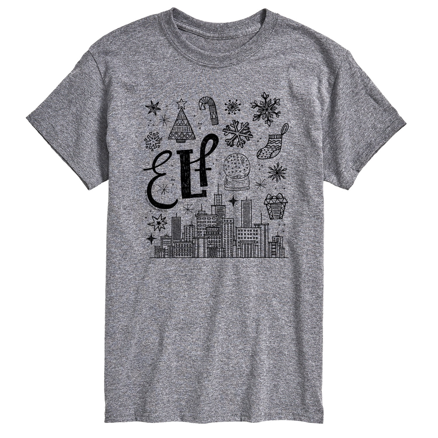 Elf - Doodle Logo - Men's Short Sleeve Graphic T-Shirt