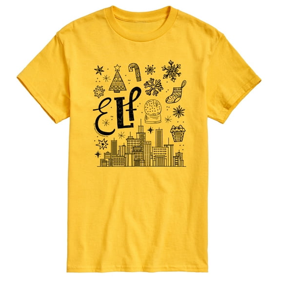 Elf - Doodle Logo - Men's Short Sleeve Graphic T-Shirt