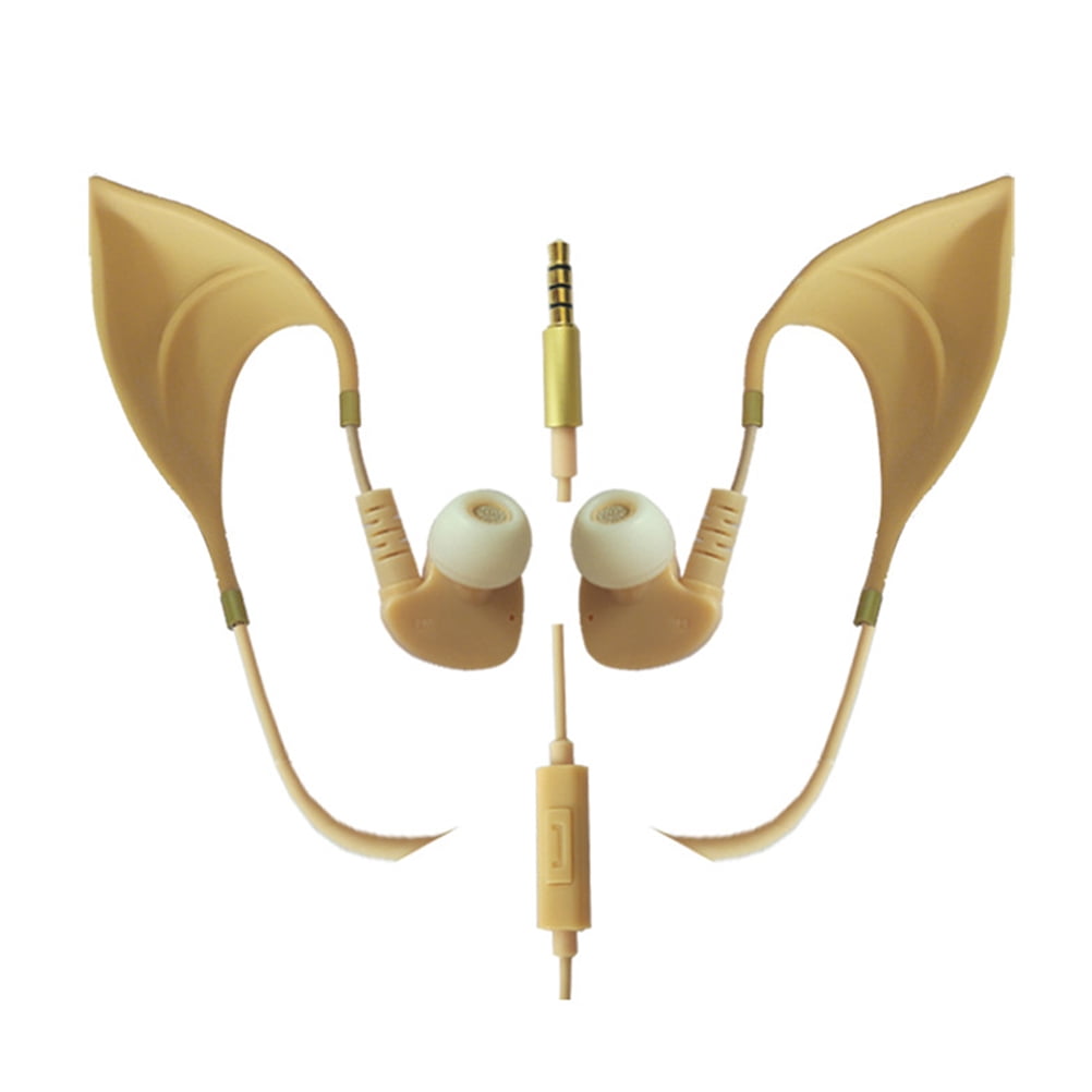 Elf Earbuds In Ear Headphones Hands free Earphones Cosplay Headset with Mic for Phone Computer Walmart