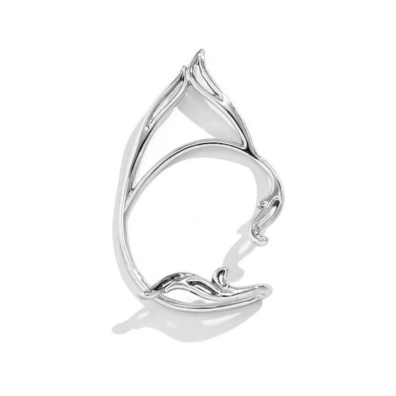 Elf Earcuffs Ear Wrapped Vintage Silver Gold Stud Earrings Punk Hip Hop Earrings