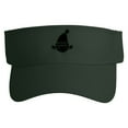 thumbnail image 1 of Elf Embroidered Cotton Twill Sun Visor - Dk Green OSFM, 1 of 5