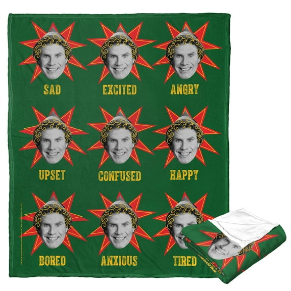 Elf Expressions Kids Silk Touch Throw Blanket