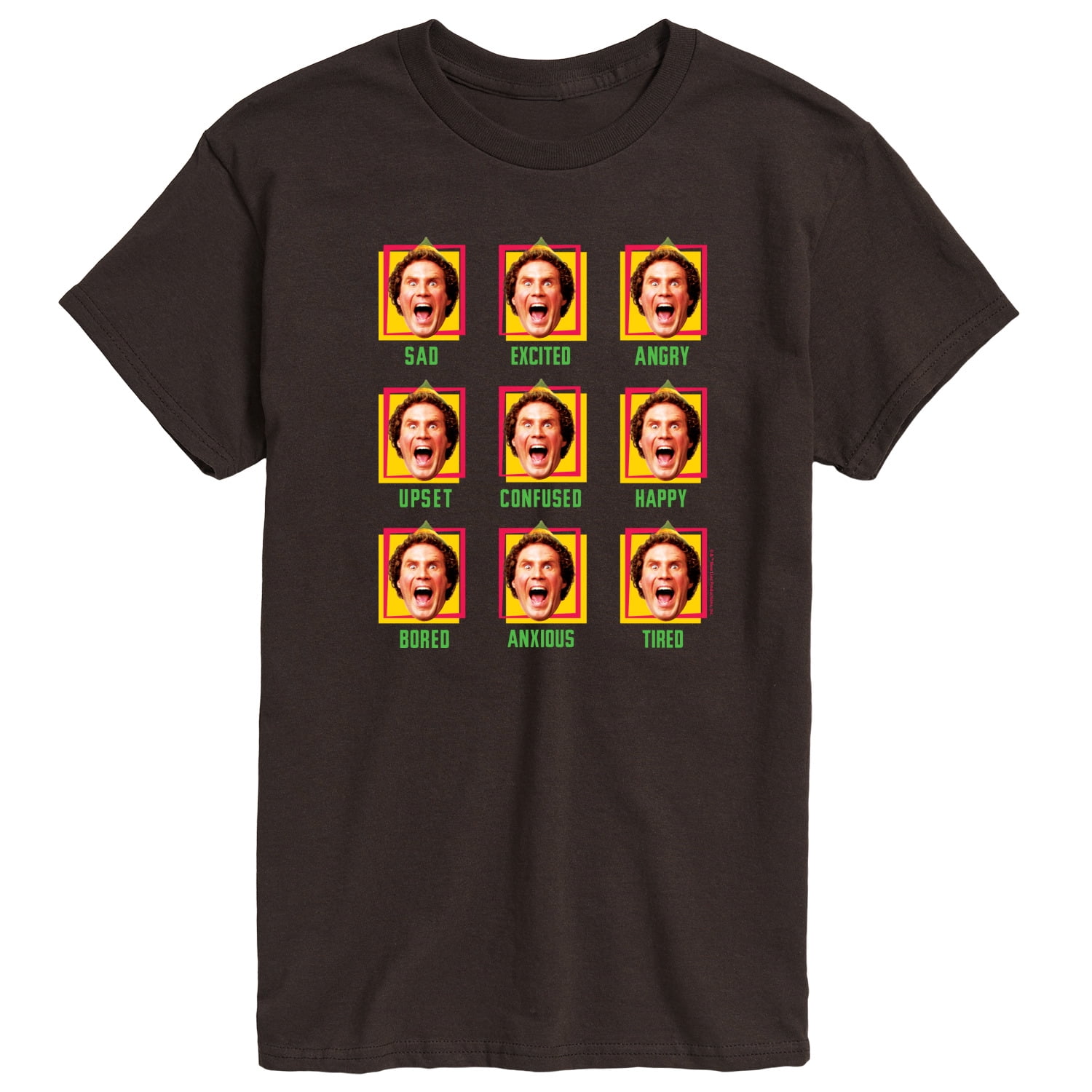 Elf - Faces Of Buddy - Men's Short Sleeve Graphic T-Shirt
