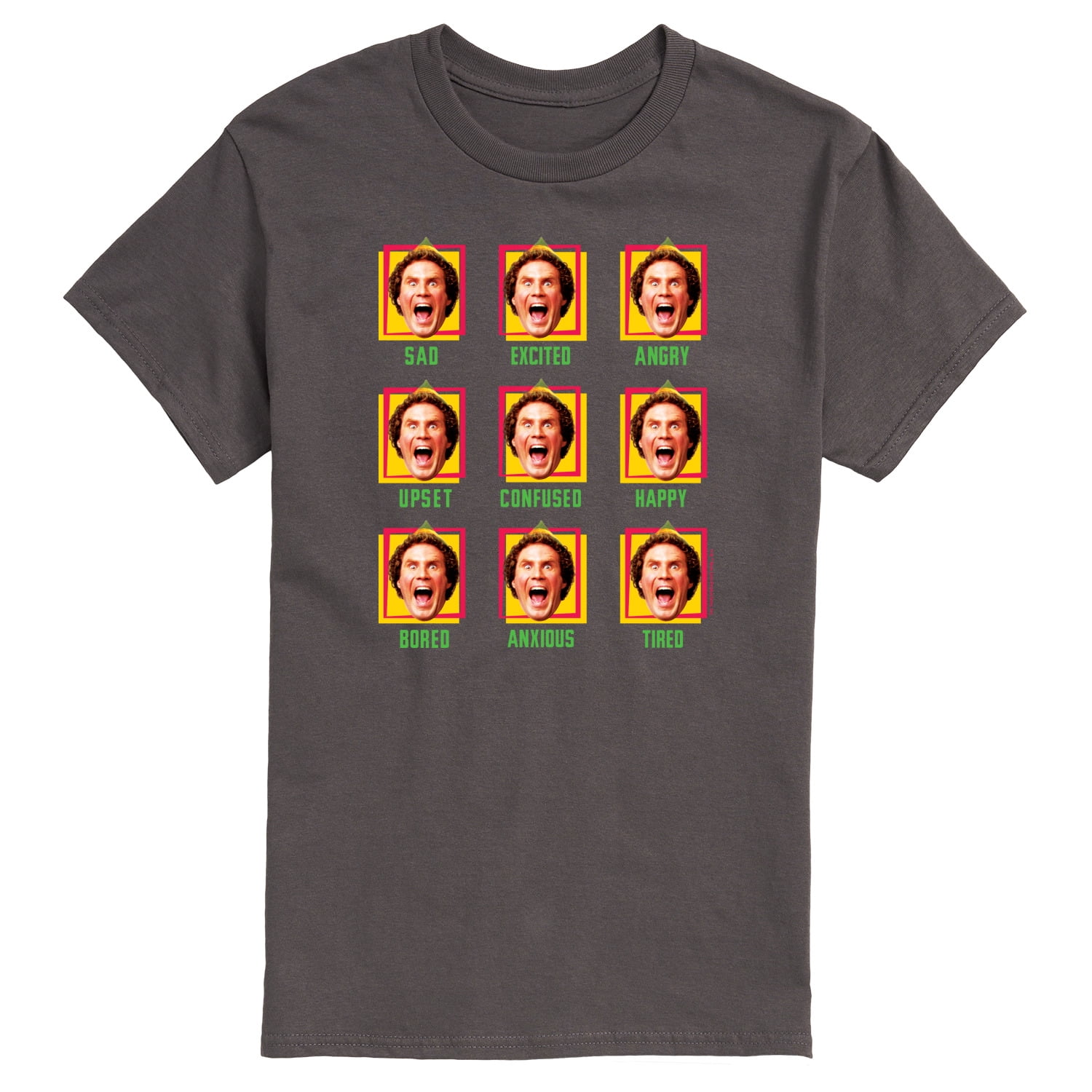 Elf - Faces Of Buddy - Men's Short Sleeve Graphic T-Shirt