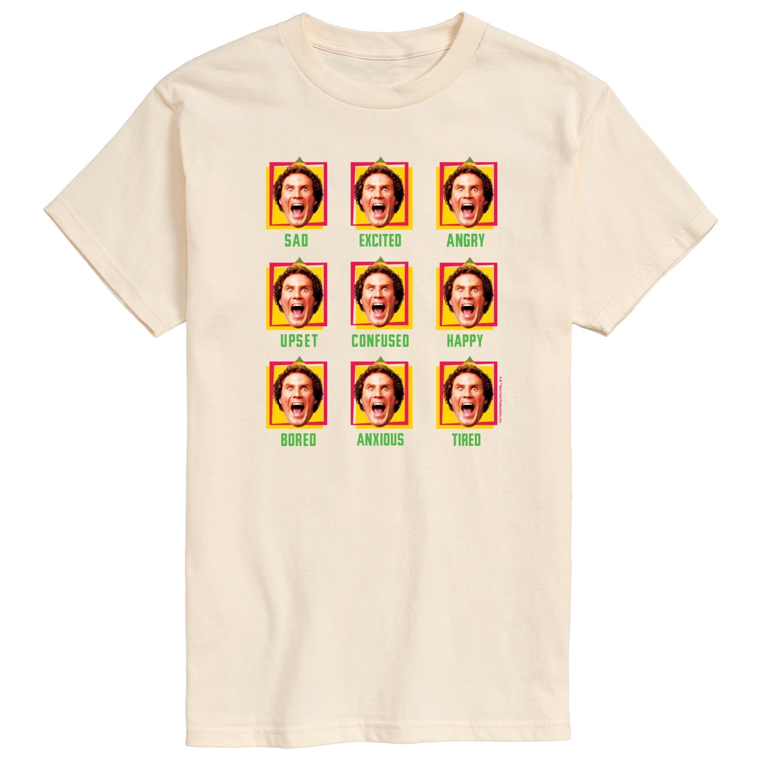 Elf - Faces Of Buddy - Men's Short Sleeve Graphic T-Shirt