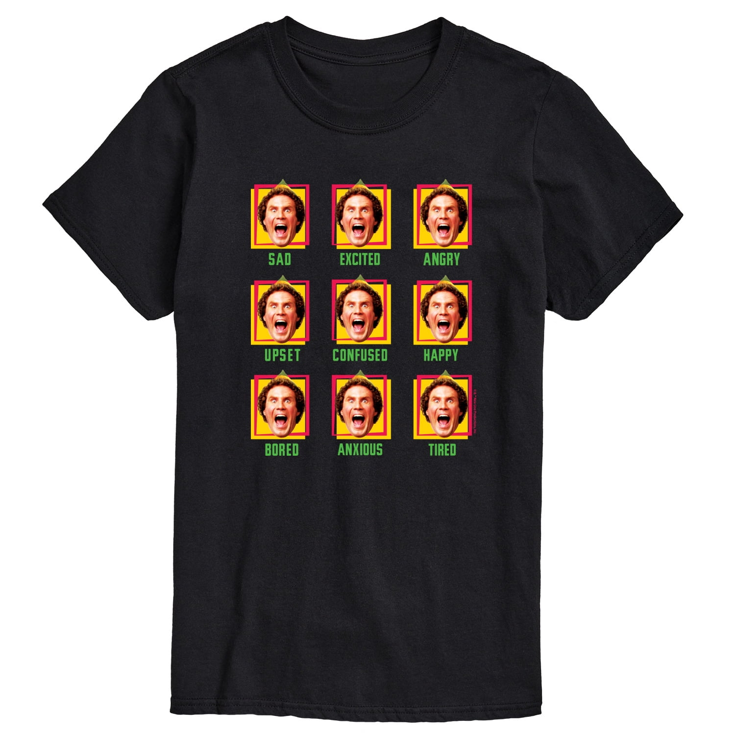 Elf - Faces Of Buddy - Men's Short Sleeve Graphic T-Shirt
