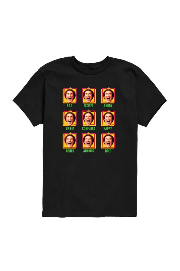 - Faces Of Buddy - Toddler Boys Short Sleeve Graphic T-Shirt