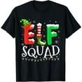thumbnail image 1 of Elf Family Christmas Matching Pajamas Xmas Elf Squad T-Shirt, 1 of 4