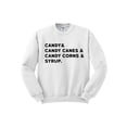 thumbnail image 1 of Elf Food Groups Christmas Sweatshirt X-Large White, 1 of 1
