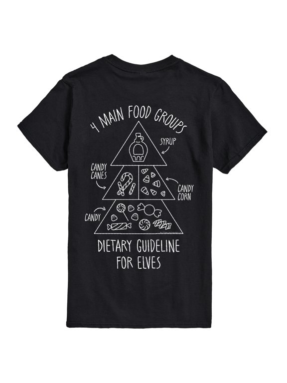 - Food Groups Men's Short Sleeve Graphic T-Shirt