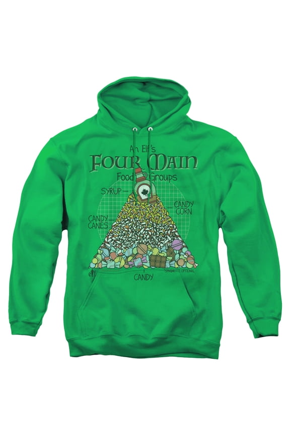 Elf - Food Pyramid - Pull-Over Hoodie - Small