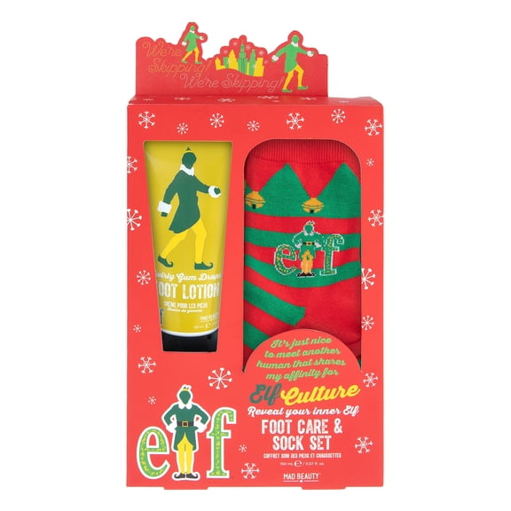 Elf Footcare & Sock Set, Swirly Gum Drops