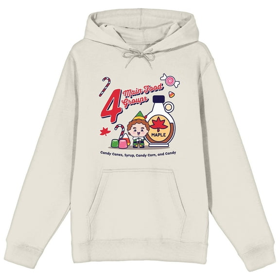 Elf Four Main Food Groups Men's Tofu Sweatshirt-Small