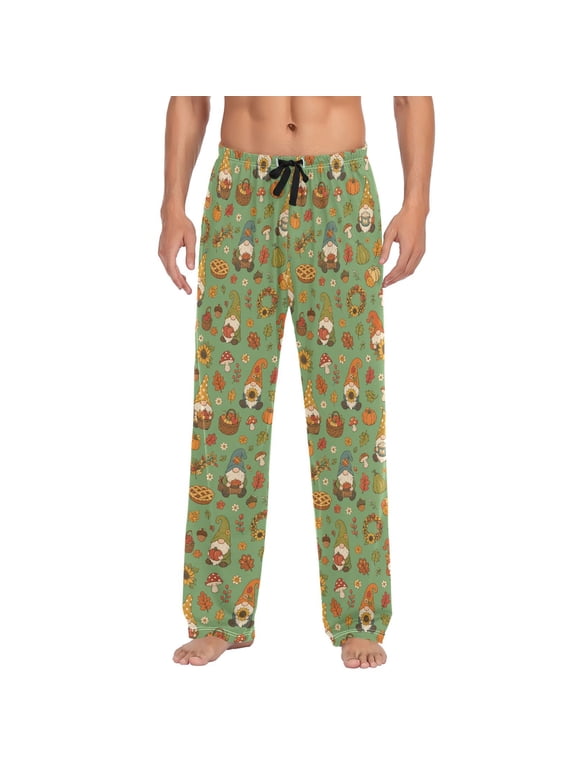 Elf Garland Men's Pajama Pants Lightweight Pjs Bottoms Sleepwear Bottom Pants with Pocket Drawstring