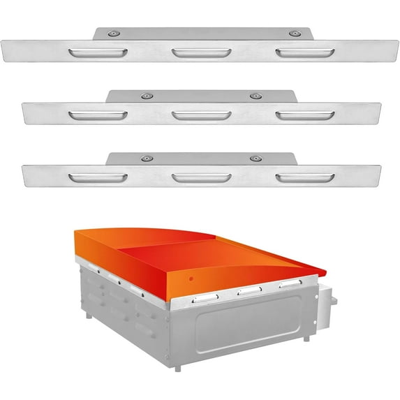 2025 Wind Guards for Blackstone 17 Inch Griddle, Blackstone Griddle Accessories, Stainless Steel Wind Screen for Black stone 1814 1832 1933 1945 1971 1783 1859 1892, Protect Flame & Reduce Heat Lost