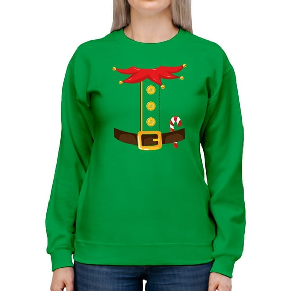 Elf Helper Christmas Sweatshirt Women -Smartprints Designs, Female x-Large