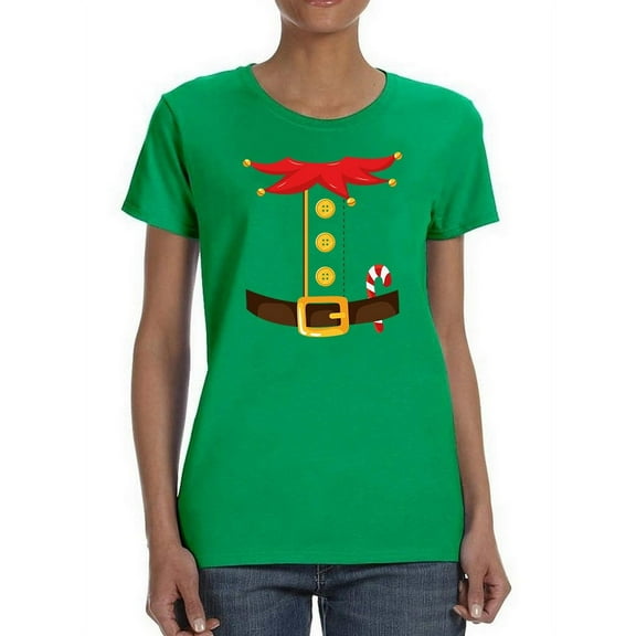 Elf Helper Christmas T-Shirt Women -Smartprints Designs, Female 5X-Large