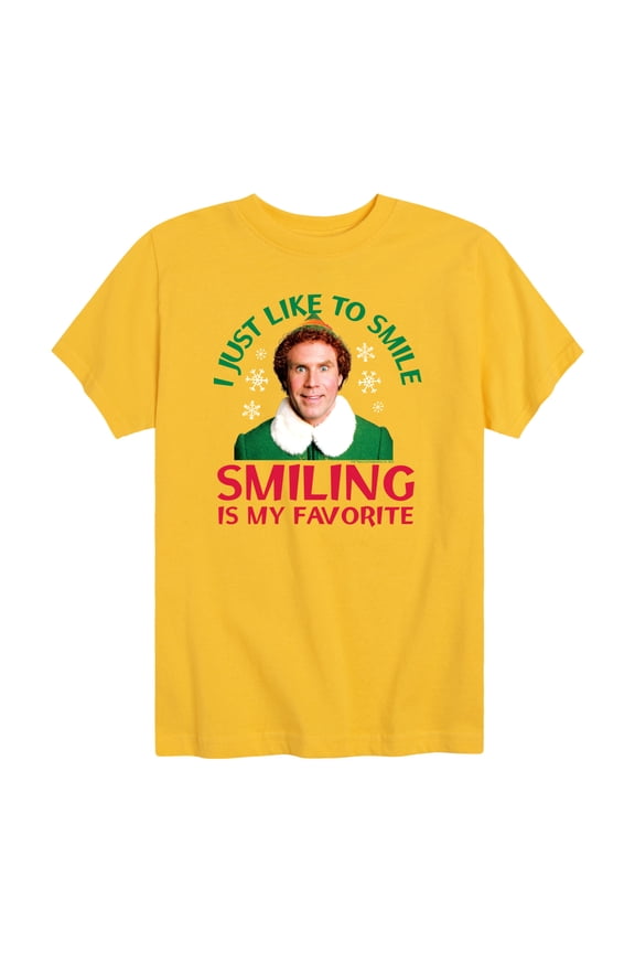 - Just Like To Smile - Toddler Boys Short Sleeve Graphic T-Shirt