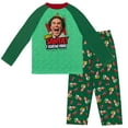 thumbnail image 1 of Elf Little Boys Pullover Pajama Shirt and Pants Sleep Set Little Kid to Big Kid, 1 of 5