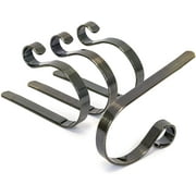 Elf Logic Fireplace Stocking Holder Hooks Christmas Stocking Hangers for Mantle 4pk Original Hook