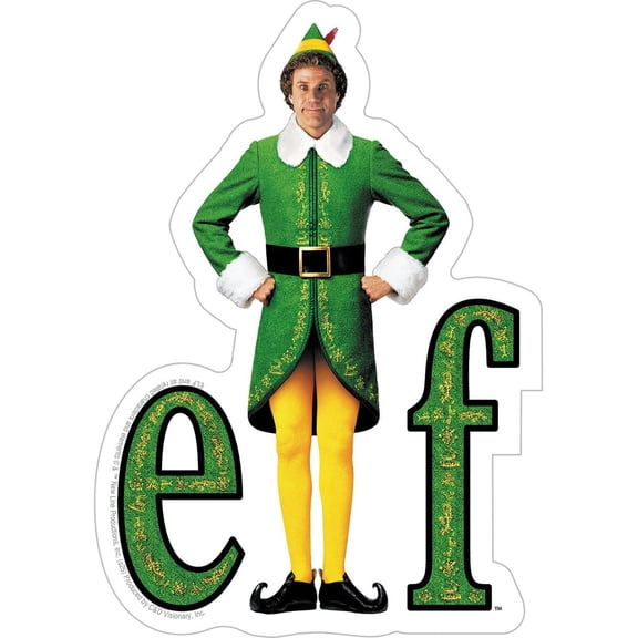 Elf Logo 3.8"x5.5" Sticker