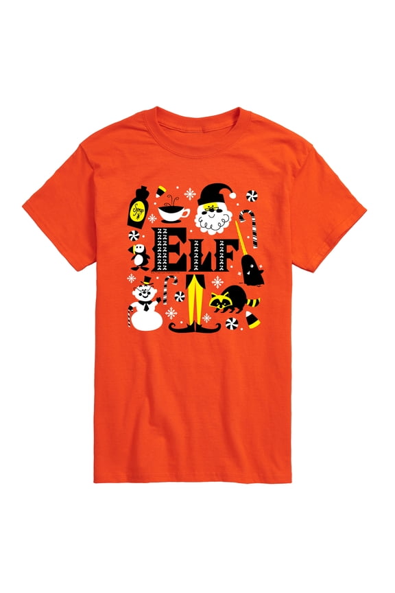 - Logo And Santa - Men's Short Sleeve Graphic T-Shirt