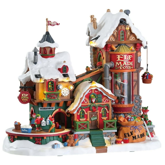 LEMAX Elf Made Toy Factory, with 4.5V Adaptor #75190