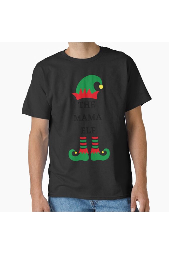 Elf-Mama-Design Funny Christmas Holiday G9750 Unisex T-Shirt, Up to Size 5XL