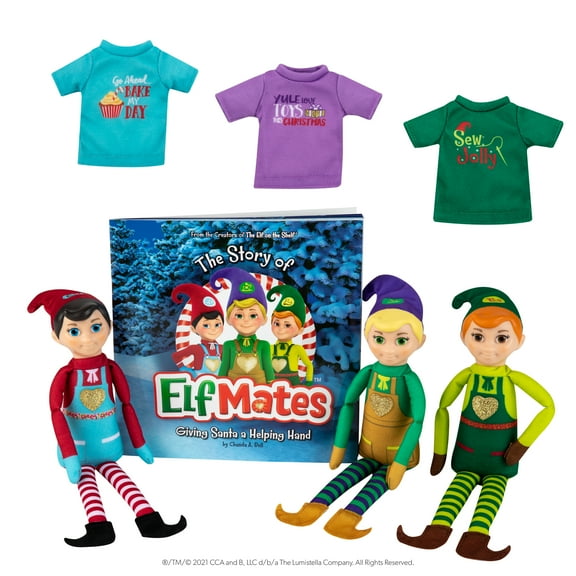 Elf Mates Soft Stuffed Animals and Plush Toys, Multicolor