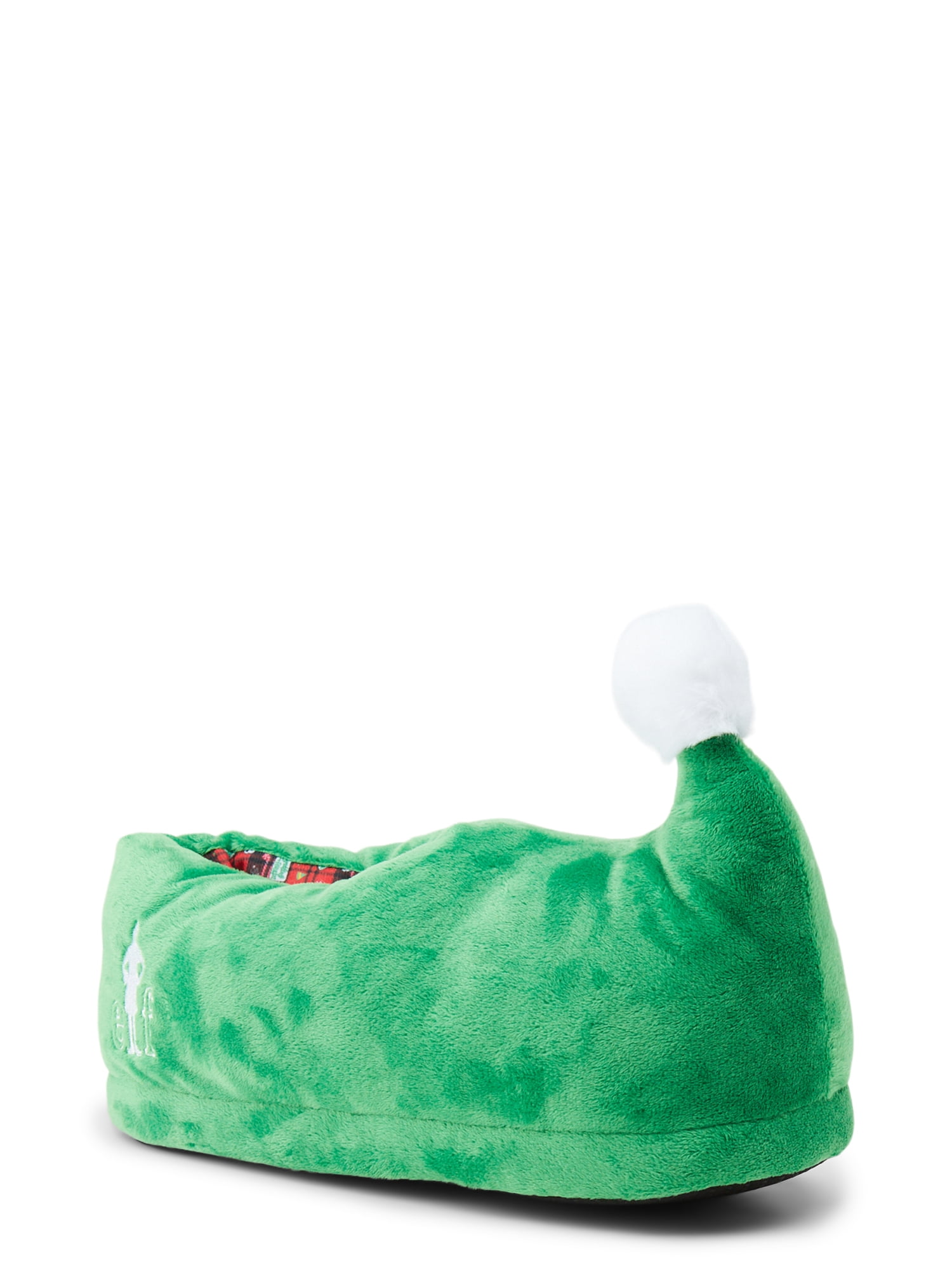 Elf Men's Giftable Holiday Slippers, dual sizes 7/8-13/14
