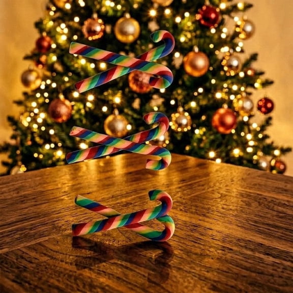 Elf Mini Cane Prop,Elf Mini Canes Props,Elf Christmas Home Decor