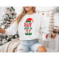 thumbnail image 1 of Elf Mischief The Elf Made Me Do It Funny Holiday Humor Sweatshirt, up to size 5XL, 1 of 2