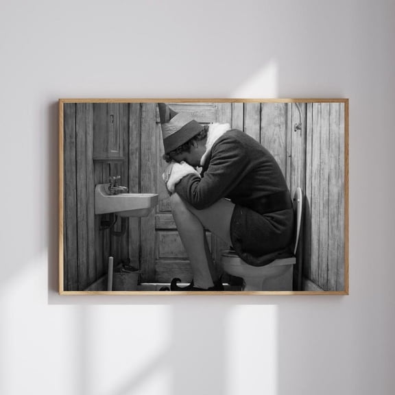 Elf Movie Bathroom Meme Restroom Decor Bathroom Wall art, Unframed Poster